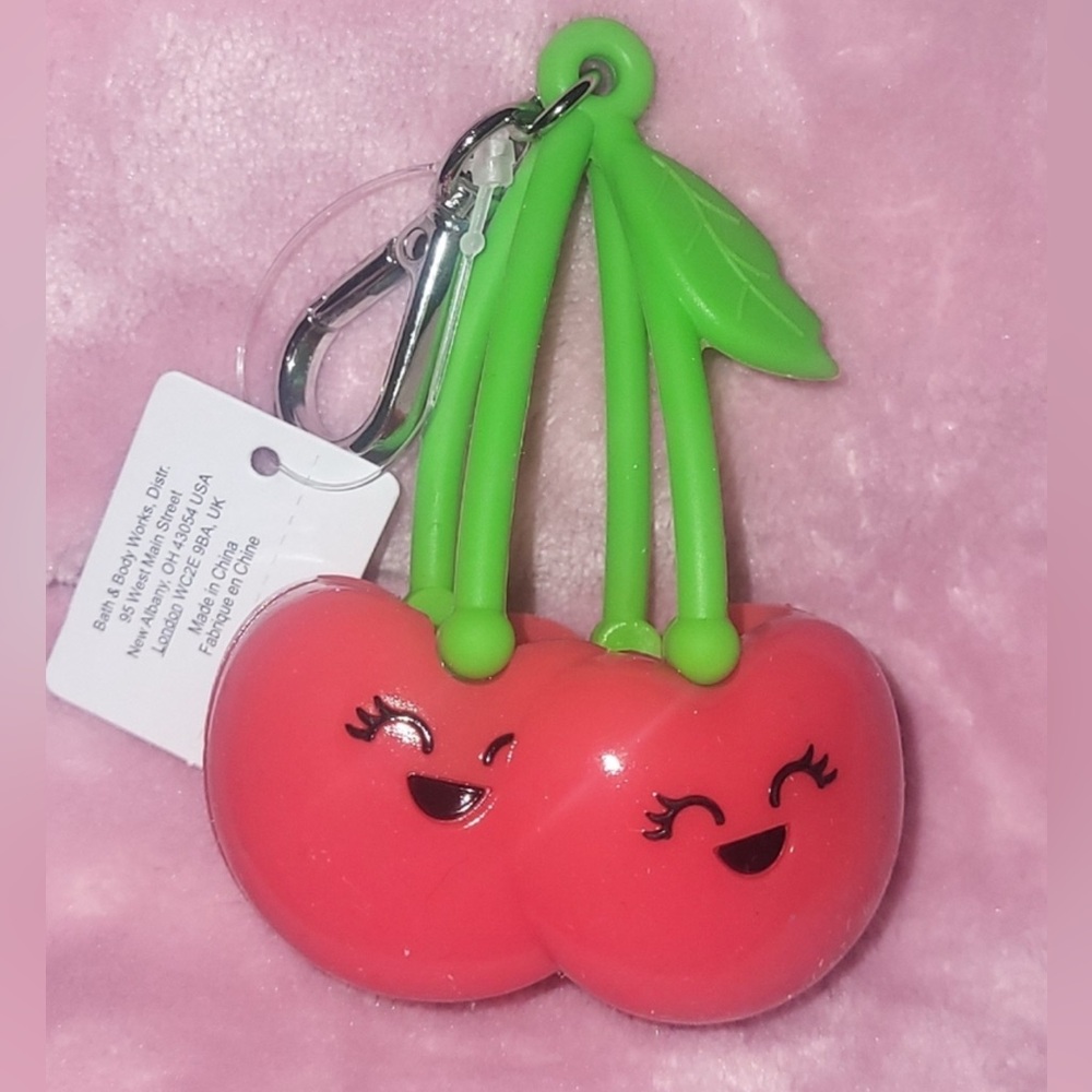 Cute Cherry Keychain bbw pocket bac new